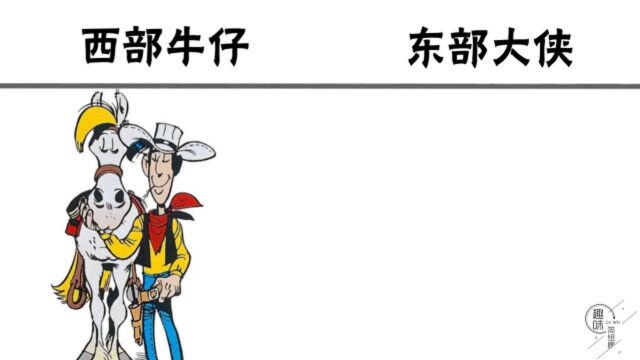 西部牛仔路克vs东部大侠路克,看面相,这位大侠有点不靠谱啊