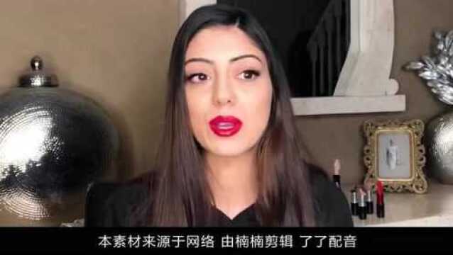 国外美女收藏口红,竟用来在上面雕刻,真的是“有钱任性”