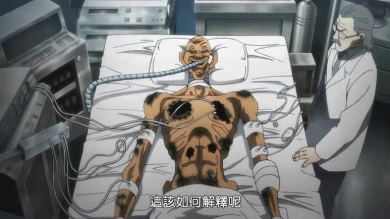 刃牙斯别克被花山击败后身体萎缩暴露出真实年龄居然是97岁