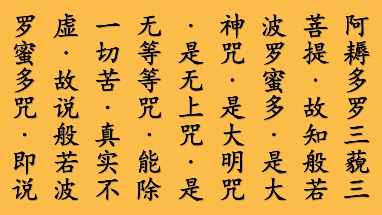 《心經》讀誦版(溫州話)