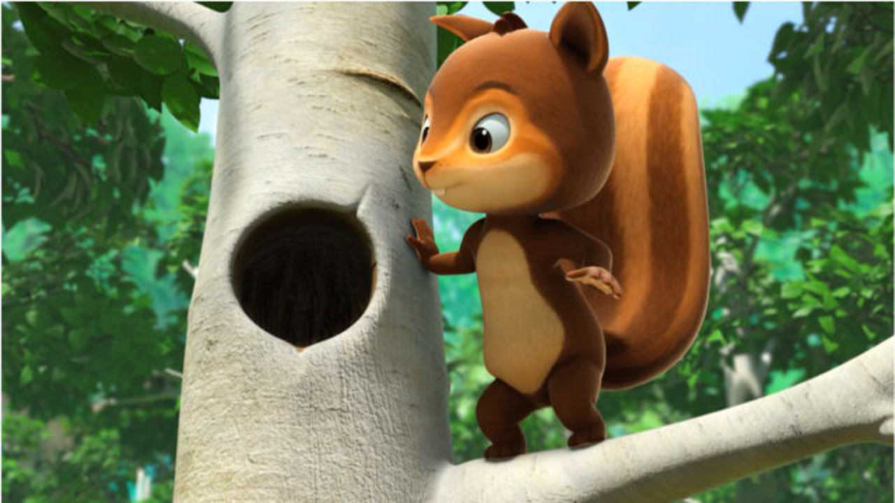 萌鸡小队松鼠好开心有新家了呢