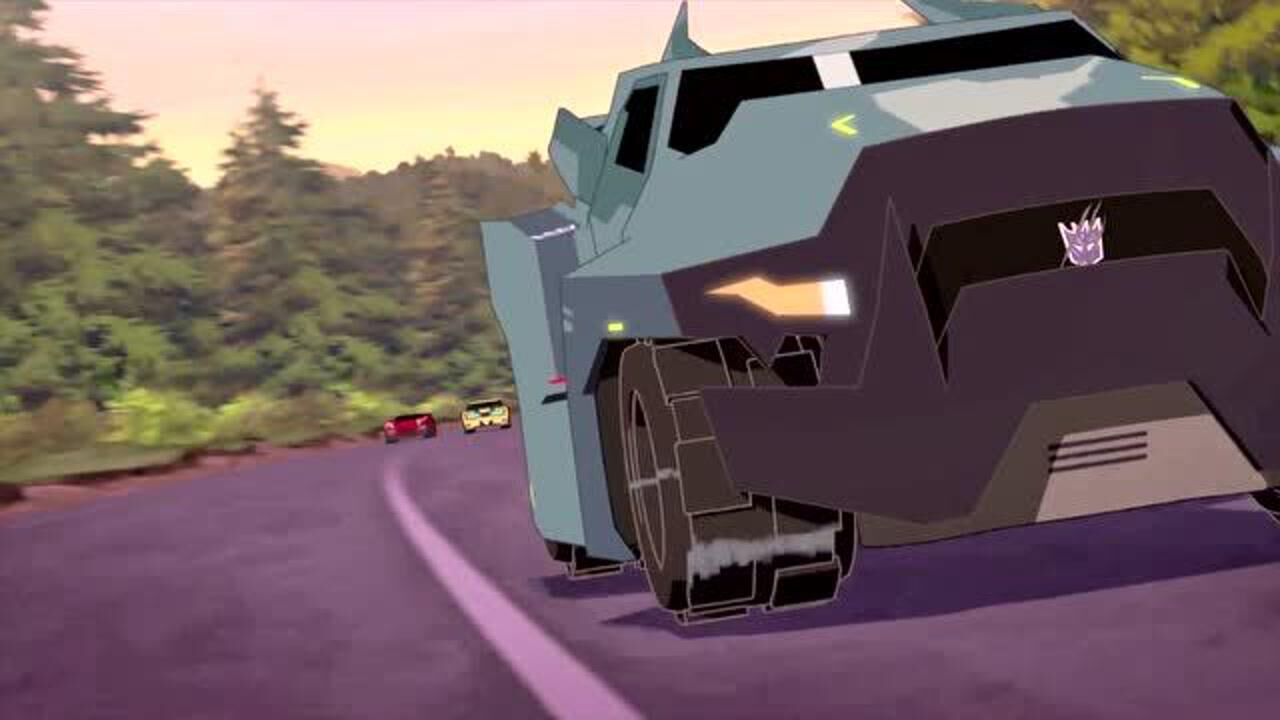 变形金刚大黄蜂追捕钢钳钢锁真是个细心的恐龙