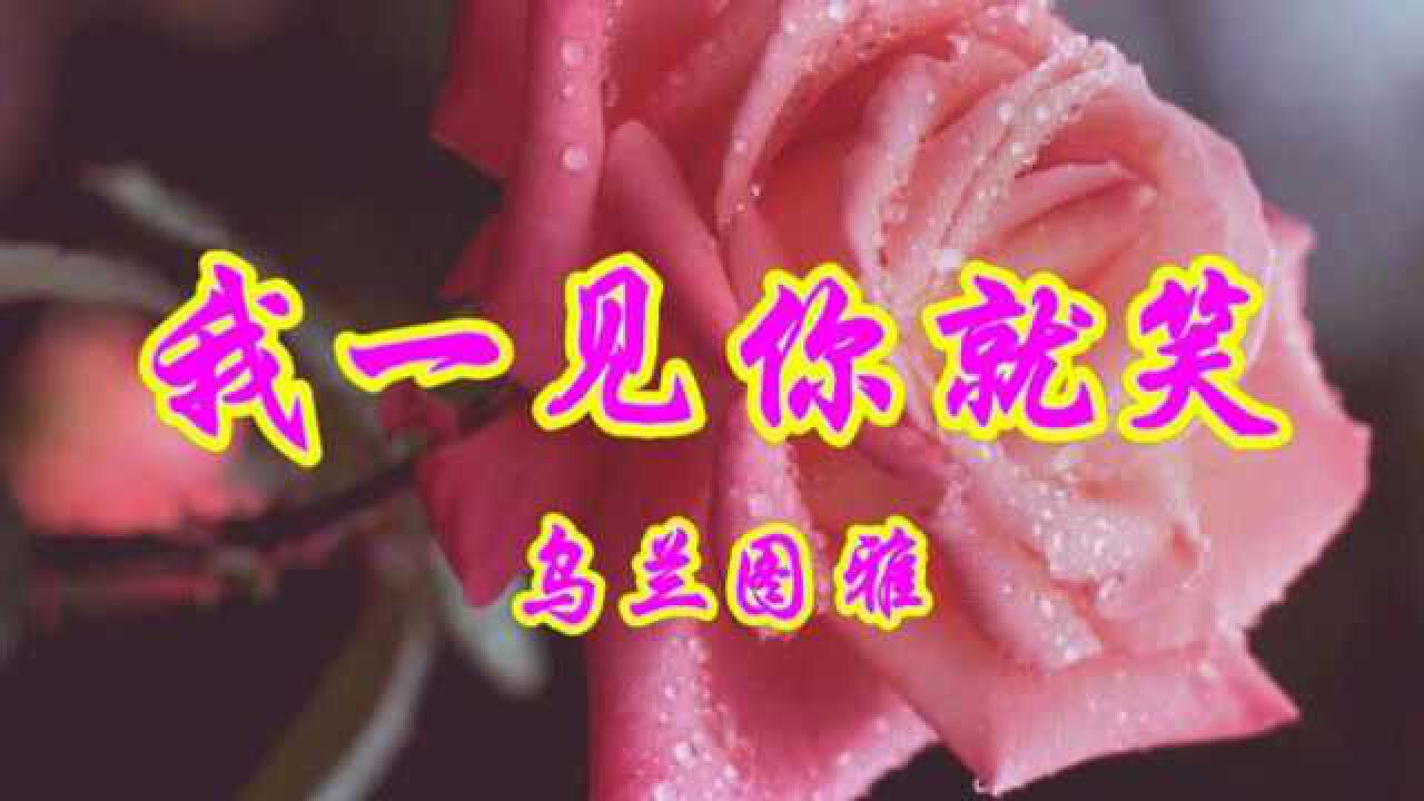 老歌新唱,乌兰图雅演唱《我一见你就笑》好听醉人