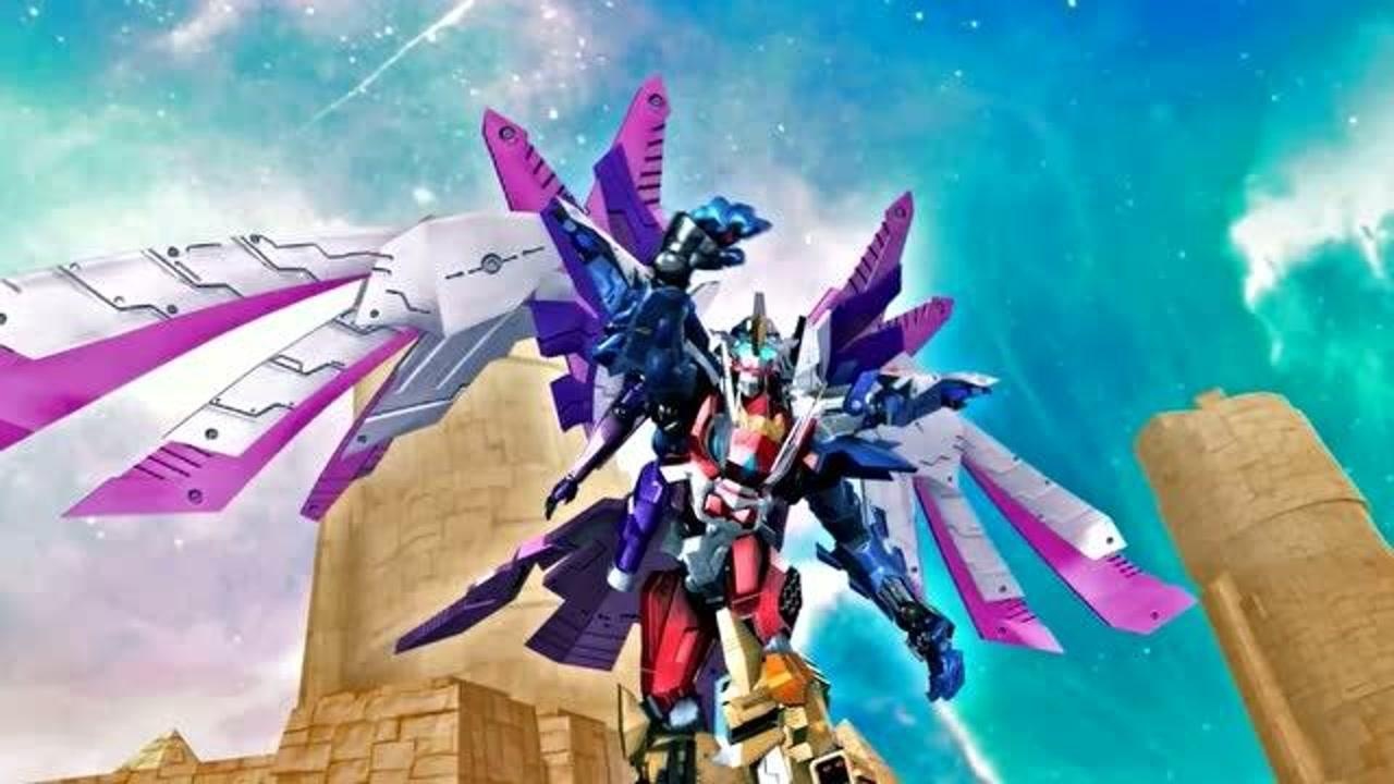 超兽武装之仁者无敌超兽神四合体打云蝠小兵易如反掌