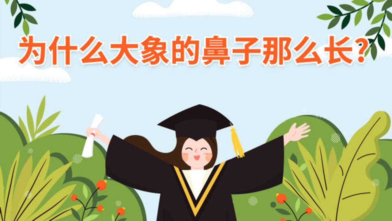 为什么大象的鼻子那么长？_高清
