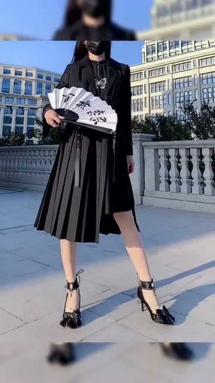 jk制服配高跟鞋
