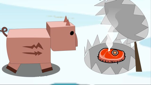 迷你世界寓言故事迷你世界寓言故事第197集小野猪贪吃被大灰狼抓住