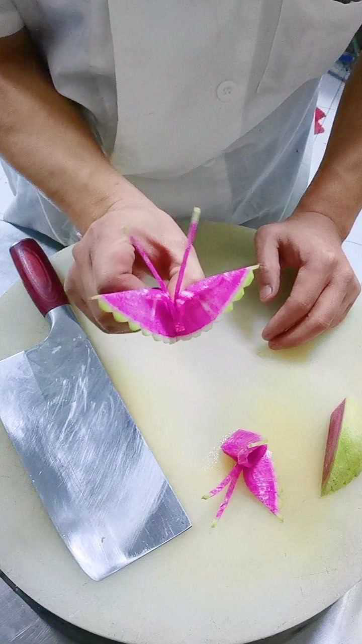 四刀切个蝴蝶,学会了吗