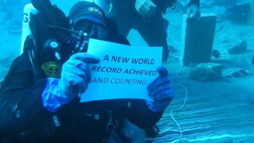 长见识！埃及潜水员破世界最长潜水纪录，在水下足足生活了6天