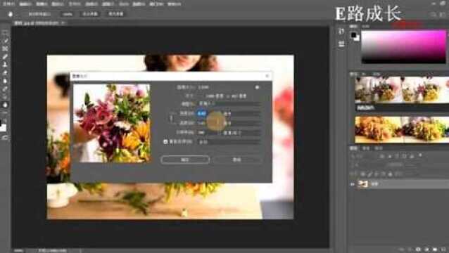 PS设计软件教程5Photoshop图像大小与画布修改