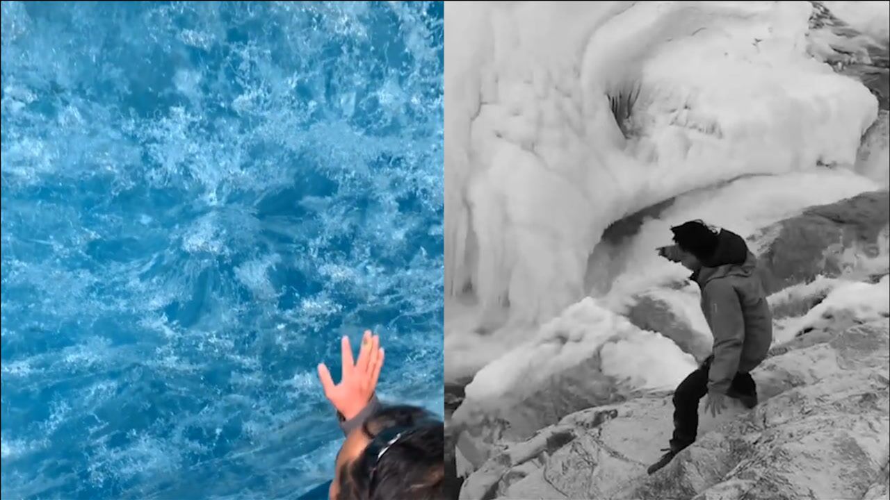 西藏冒险王坠入冰川画面曝光同伴发声为求完美重拍视频时坠河