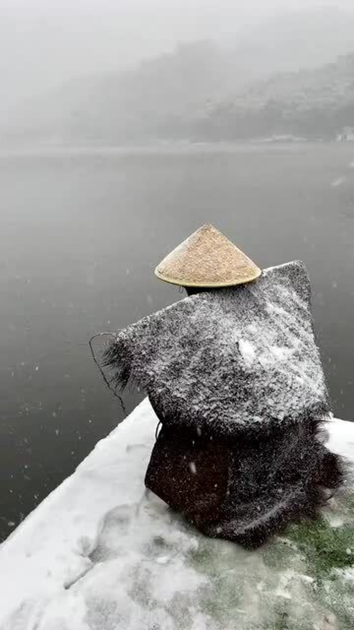 寒江孤影,江湖故人,这才是钓鱼人冬天该有的样子