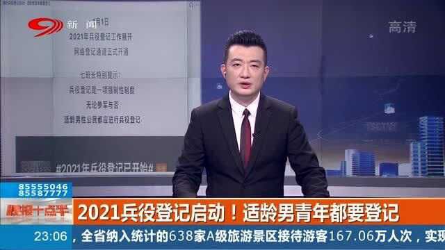 兵役新规:2021兵役登记启动!适龄男青年都要登记