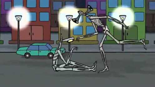 趣味动画:汽笛人大战