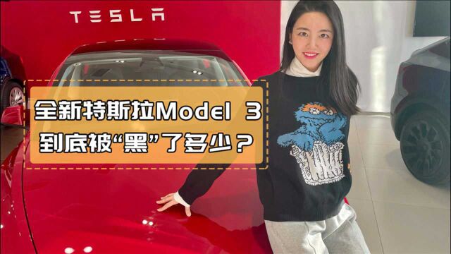 全新特斯拉Model 3,到底被黑了多少?