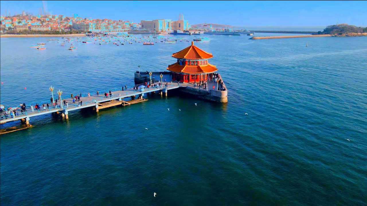 青岛栈桥公园,海景与人文景观在此交汇,来青岛必打卡之地