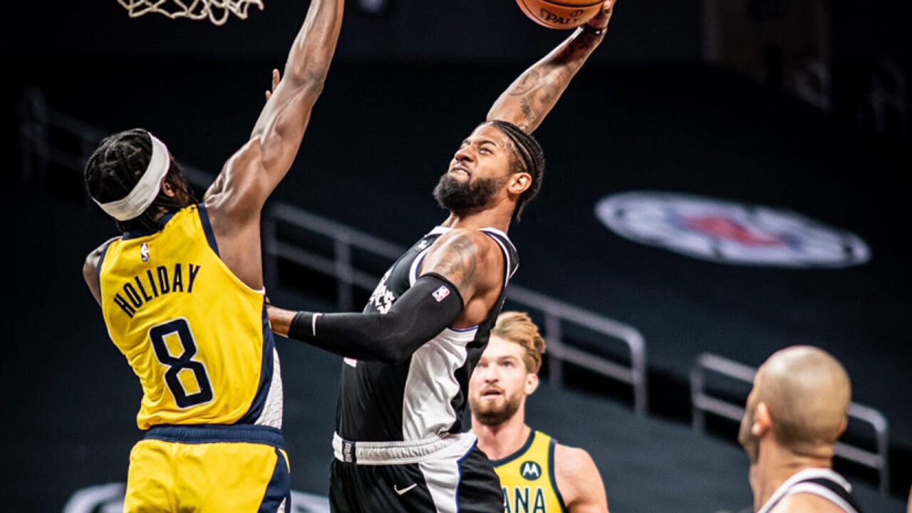 保罗乔治劲爆隔扣嗨翻老板鲍尔默再现激情庆祝