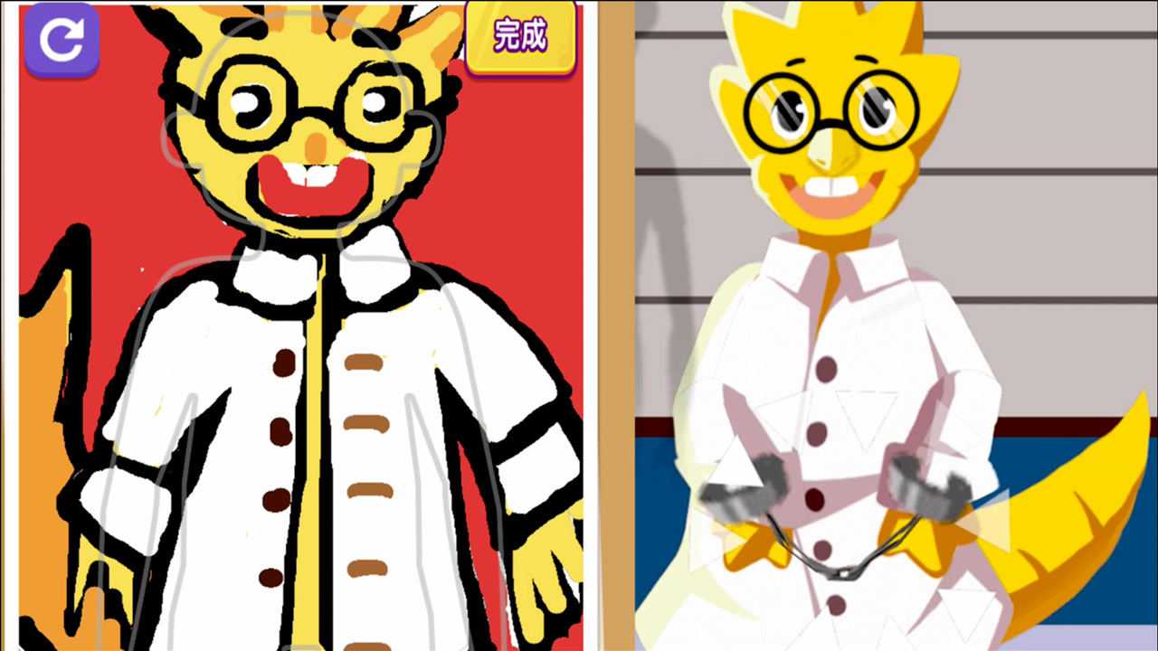 侦探小画家:像又不像恐龙,全身是黄色的,五个角这什么怪物?_腾讯视频