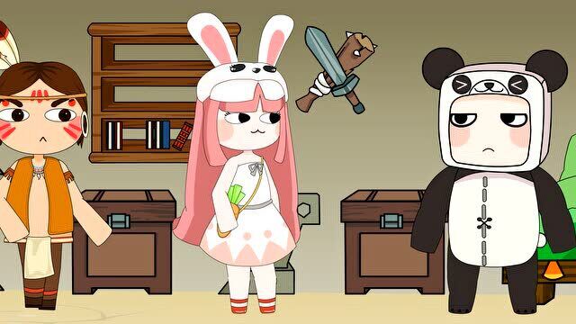 迷你世界大冒险  迷你世界大冒险:兔美美拿复苏法杖恢复了迷斯拉