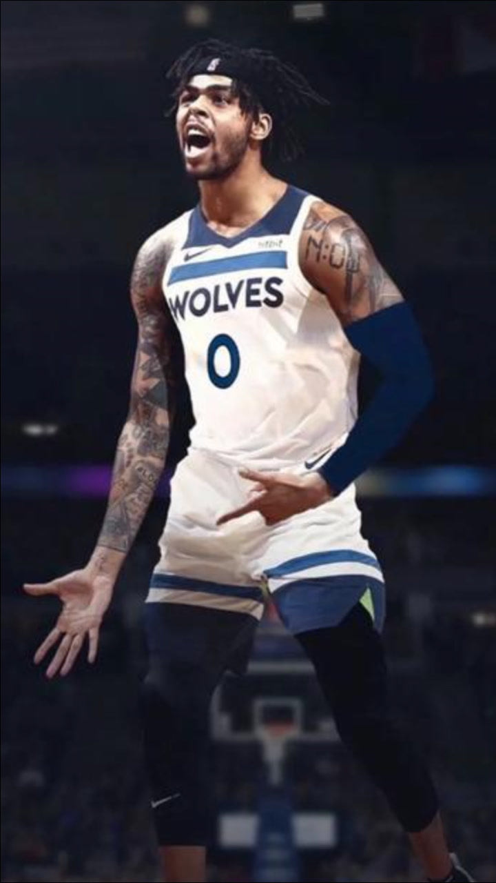 拉塞尔29秒准绝杀随后的庆祝动作不愧狼王接班人