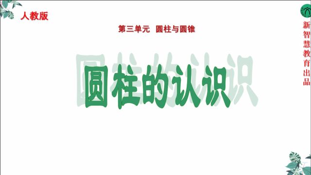 六年级下册第三单元圆柱与圆锥圆柱的认识人教版(3)