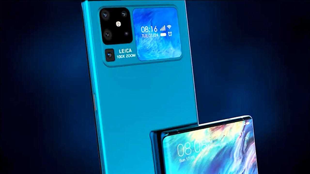 华为mate50概念图新型屏幕设计很激进网友果断放弃苹果12