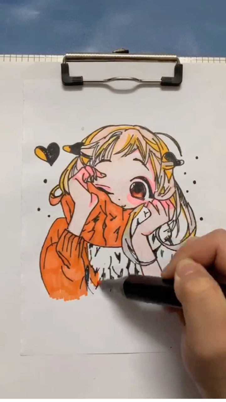 手绘八寻宁宁