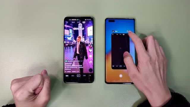 华为Mate40Pro看小窗抖音爽吗?对比OPPO Find X3 Pro