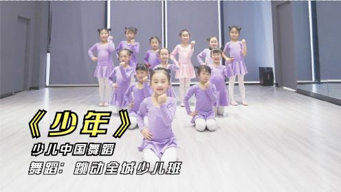 少儿中国舞《少年》，大人小朋友都爱跳的舞蹈，简单易学赶紧收藏
