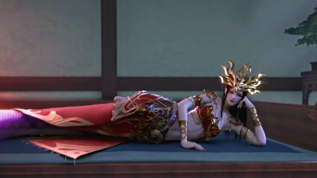 斗破苍穹第四季美杜莎如此妖娆萧炎完全驾驭不住啊