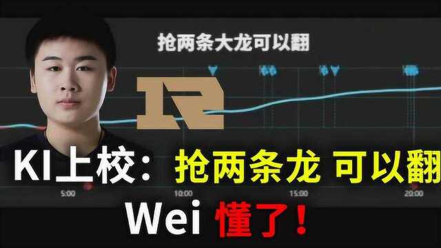 Wei听了KI上校的话连抢两条龙 助RNG翻盘