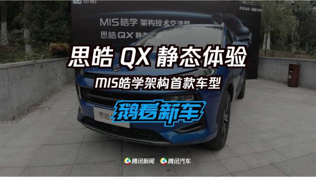 年轻品牌更适合90后群体 MIS皓学平台首款车型 看看思皓QX静态表现