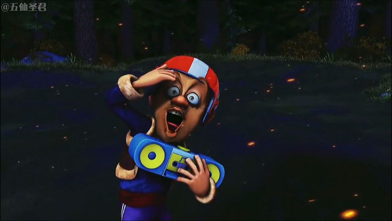 熊出没红眼特效卡点自信的光头强就是帅