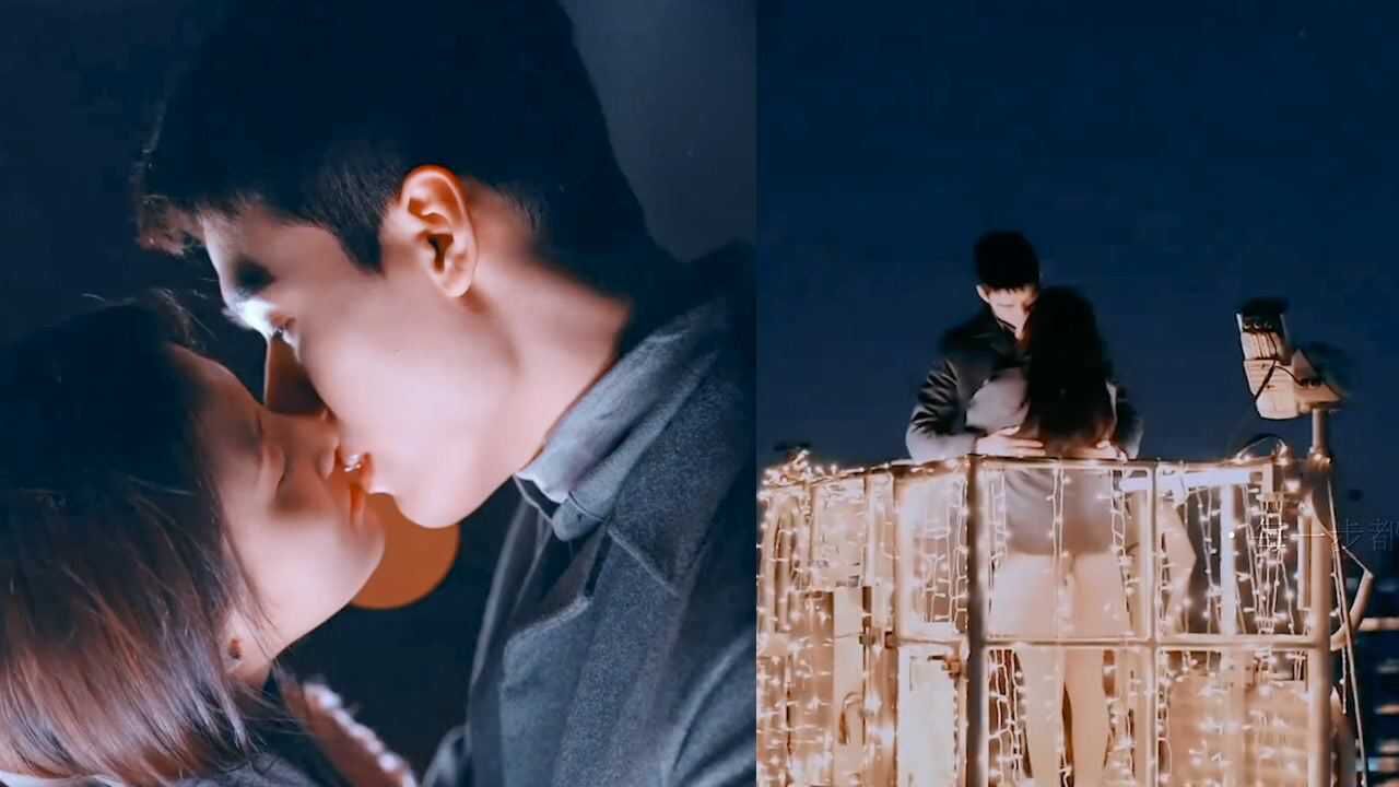 超会吻龚俊张慧雯半空吻戏显最萌身高差画面又甜又欲满屏粉红色泡泡