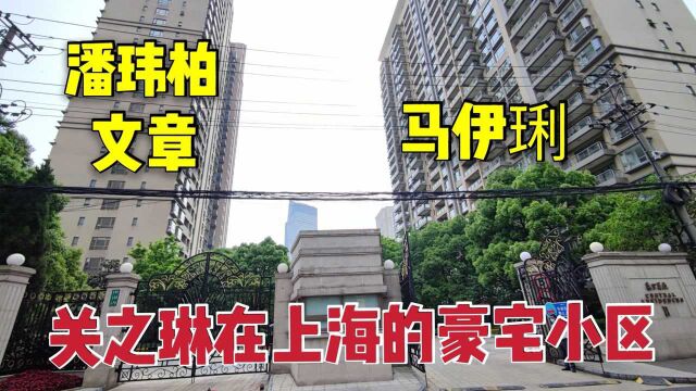 实拍关之琳在上海居住的豪宅小区,20万一个平方,住了很多明星