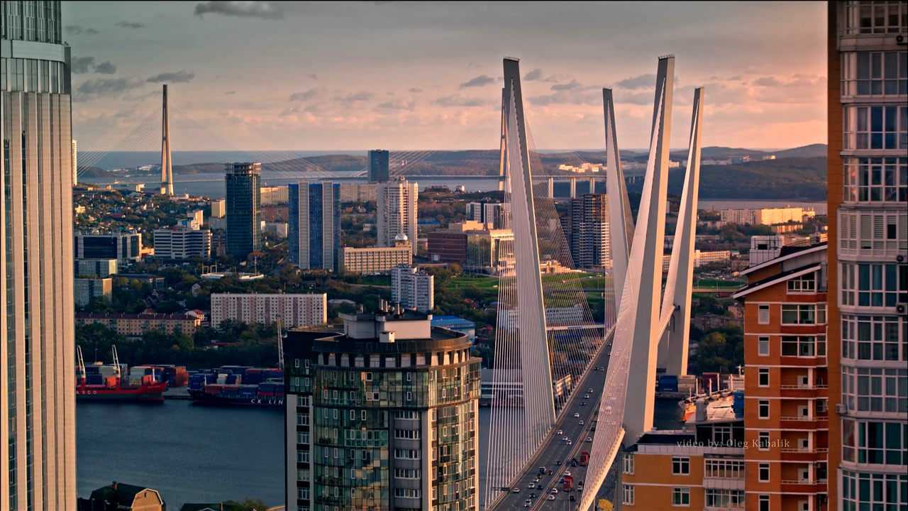 航拍海参崴,俄罗斯远东地区最大的城市,曾经是我们的地方!