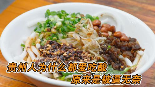 贵州美食以酸出名，贵州人为什么都爱吃酸，原来是被逼的《风味原产地贵阳》#纪录片推荐官·暑期季#