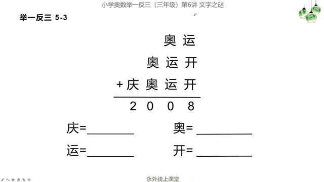 根据竖式计算结果,推算四个汉字各代表哪个数字