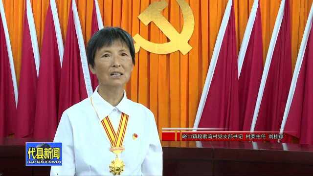 刘桂珍获全国“两优一先”优秀党务工作者奖