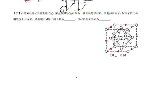 晶体08 看着很乱的晶体晶胞图,如何用坐标分组的方式快速看懂原子位置关系?例题