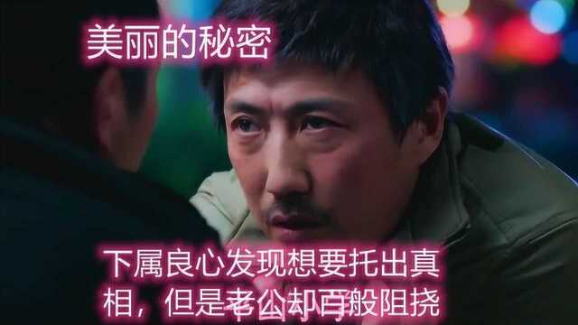 《美丽的秘密》第26集:下属良心发现想要托出真相,但是老公却百般阻挠