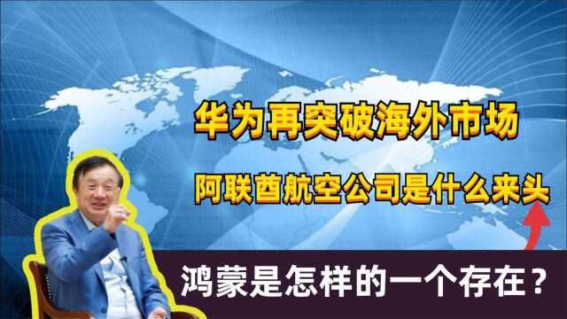 华为再突围海外市场,阿联酋航空公司什么来头?鸿蒙又有多神奇?