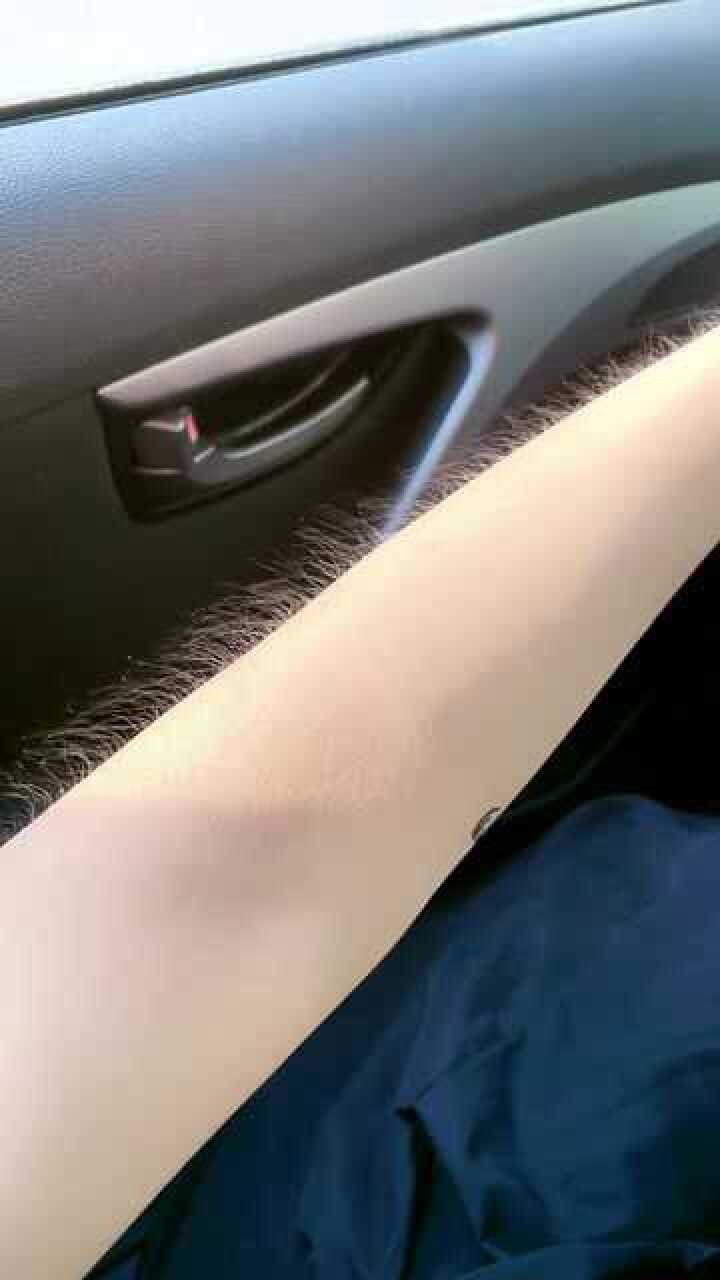 手毛挑战,手毛长的女孩子很漂亮