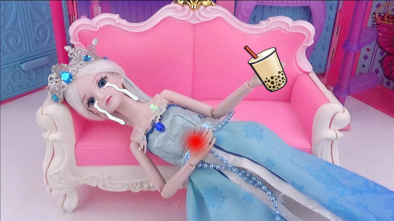 叶罗丽故事 冰公主喝完颜爵送的过期奶茶,肚子好疼_腾讯视频