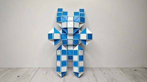 240段魔尺教程变机器人,慢动作一步一步教会你