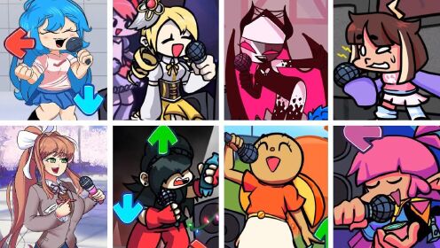 fnf周五夜放克游戏所有女人物合集