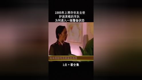 上将许世友去世成为机密，护送灵柩的车队一级警备状态，却无人过问！