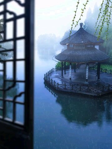 以前不明白为什么很多人喜欢望向下雨的窗外现在才明白目之所及皆是