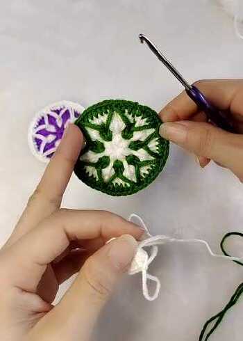 居家钩鞋_七花瓣鞋底花教程_阿秀手工钩织