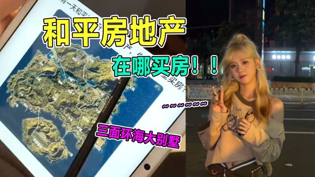 防骗指南:吃鸡开发房地产!你想住在哪里?N港三面环海大别墅!